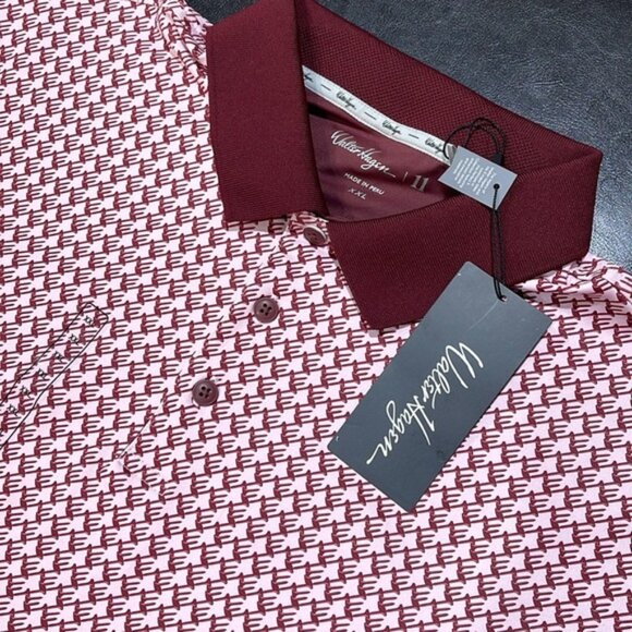 Walter Hagen Men's Performance 11 Print Golf Polo - Picture 3 of 8